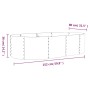 Planter raised bed made of anthracite powder-coated steel, 152x80x36 cm. by , Pots and planters - Ref: Foro24-318916, Price: ...