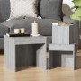 Mesas apilables 3 pzas madera contrachapada color gris Sonoma de , Mesas auxiliares - Ref: Foro24-815226, Precio: 56,43 €, De...