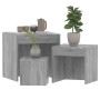 Mesas apilables 3 pzas madera contrachapada color gris Sonoma de , Mesas auxiliares - Ref: Foro24-815226, Precio: 56,43 €, De...