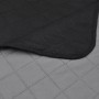 Colcha acolchada a doble cara negro gris 230x260 cm de , Colchas y edredones - Ref: Foro24-130885, Precio: 32,99 €, Descuento: %