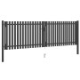 Anthracite grey steel garden fence gate 4x1.5 cm by , garden gates - Ref: Foro24-146334, Price: 463,24 €, Discount: %