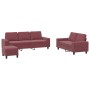 3-piece sofa set in burgundy fabric by , Sofas - Ref: Foro24-3201912, Price: 622,76 €, Discount: %