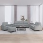 4-piece light gray fabric sofa set by , Sofas - Ref: Foro24-3201874, Price: 810,99 €, Discount: %