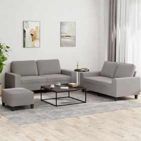 3-piece sofa set in gray taupe fabric by , Sofas - Ref: Foro24-3201897, Price: 540,99 €, Discount: %