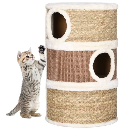 Seagrass cat scratching barrel 60 cm by vidaXL, Cat furniture - Ref: Foro24-170976, Price: 92,02 €, Discount: %