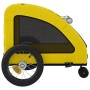 Remolque de bicicleta mascotas hierro tela Oxford amarillo de , Cochecitos para mascotas - Ref: Foro24-93973, Precio: 98,99 €...