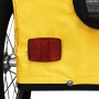 Yellow Oxford fabric iron pet bicycle trailer by , pet strollers - Ref: Foro24-93973, Price: 98,55 €, Discount: %