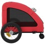 Bicycle pet trailer, iron frame, red Oxford fabric by , pet strollers - Ref: Foro24-93971, Price: 98,55 €, Discount: %