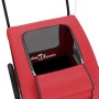 Bicycle pet trailer, iron frame, red Oxford fabric by , pet strollers - Ref: Foro24-93971, Price: 98,55 €, Discount: %