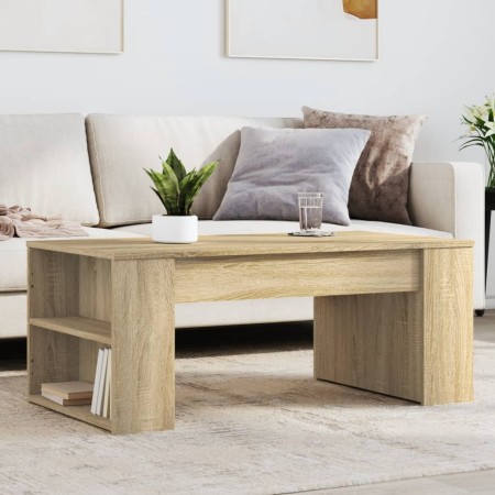 Center table made of Sonoma oak engineered wood 102x55x42 cm by , Coffee table - Ref: Foro24-831855, Price: 72,87 €, Discount: %