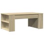 Center table made of Sonoma oak engineered wood 102x55x42 cm by , Coffee table - Ref: Foro24-831855, Price: 72,87 €, Discount: %