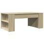 Center table made of Sonoma oak engineered wood 102x55x42 cm by , Coffee table - Ref: Foro24-831855, Price: 72,87 €, Discount: %