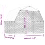 Dog cages with roof door 2 units galvanized steel silver by , Dog kennels - Ref: Foro24-3294908, Price: 224,44 €, Discount: %