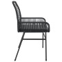 Gartensessel mit Kissen 2 Stk. synthetisches Rattan schwarz von , Gartenstühle - Ref: Foro24-369095, Preis: 143,25 €, Rabatt: %