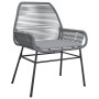 Garden armchairs with cushions 2 pcs synthetic rattan gray by , Garden chairs - Ref: Foro24-369097, Price: 135,96 €, Discount: %