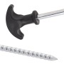 Tent pegs 24 pcs galvanized steel 20 cm Ø7 mm by , Tent Accessories - Ref: Foro24-4009319, Price: 13,92 €, Discount: %