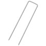 Ground U-shaped pegs, 25 units, galvanized steel, 15x3.5 cm by , Tent Accessories - Ref: Foro24-4009359, Price: 14,99 €, Disc...