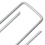 Ground U-shaped pegs, 25 units, galvanized steel, 15x3.5 cm by , Tent Accessories - Ref: Foro24-4009359, Price: 14,99 €, Disc...