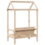 Solid pine wood bench with a roof 117.5x70x176.5 cm by , Banks - Ref: Foro24-846994, Price: 123,35 €, Discount: %