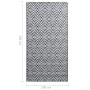 Outdoor rug in white and black PP 190x290 cm by vidaXL, Outdoor protectors - Ref: Foro24-310431, Price: 59,41 €, Discount: %