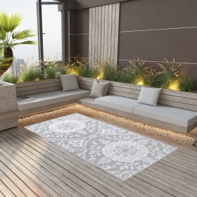 Light gray PP outdoor rug 190x290 cm by vidaXL, Outdoor protectors - Ref: Foro24-310451, Price: 50,44 €, Discount: %