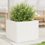 Solid white pine wood planter 60x60x46 cm by , Pots and planters - Ref: Foro24-3282410, Price: 138,23 €, Discount: %