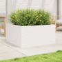 Solid white pine wood planter 90x90x46 cm by , Pots and planters - Ref: Foro24-3282425, Price: 198,25 €, Discount: %