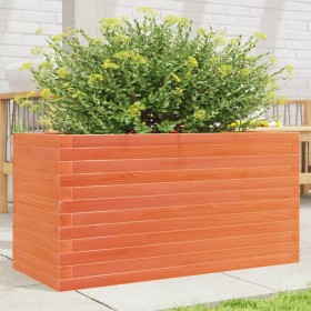 Solid pine wood brown waxed planter 90x40x46 cm by , Pots and planters - Ref: Foro24-3282446, Price: 147,99 €, Discount: %