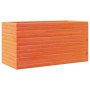 Jardinera de madera maciza pino marrón cera 90x40x46 cm de , Maceteros y jardineras - Ref: Foro24-3282446, Precio: 148,58 €, ...