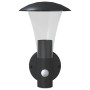 Aplique de exterior con sensor acero inoxidable negro de , Iluminación de exterior - Ref: Foro24-4006242, Precio: 33,06 €, De...