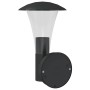 Aplique de exterior con sensor acero inoxidable negro de , Iluminación de exterior - Ref: Foro24-4006242, Precio: 33,06 €, De...