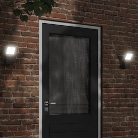 Lámpara de pared LED de exterior aluminio fundido negro de , Iluminación de exterior - Ref: Foro24-4006268, Precio: 29,99 €, ...