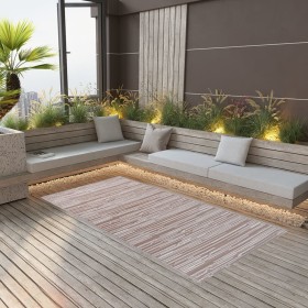 Brown PP outdoor rug 190x290 cm by vidaXL, Outdoor protectors - Ref: Foro24-310443, Price: 50,46 €, Discount: %