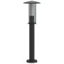 Lámpara de suelo de exterior acero inoxidable negro 60 cm de , Iluminación de exterior - Ref: Foro24-4006353, Precio: 34,99 €...