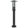 Lámpara de suelo de exterior acero inoxidable negro 60 cm de , Iluminación de exterior - Ref: Foro24-4006353, Precio: 34,99 €...