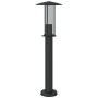 Lámpara de suelo de exterior acero inoxidable negro 60 cm de , Iluminación de exterior - Ref: Foro24-4006353, Precio: 34,99 €...