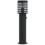 Outdoor floor lamps with sensor 3 pcs black steel 60 cm by , Outdoor lighting - Ref: Foro24-4006370, Price: 118,99 €, Discoun...