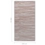 Alfombra de exterior PP marrón 190x290 cm de vidaXL, Protectores para exterior - Ref: Foro24-310443, Precio: 50,44 €, Descuen...