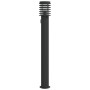 Lámpara de suelo de exterior con enchufe acero negro 110 cm de , Iluminación de exterior - Ref: Foro24-4006379, Precio: 51,99...