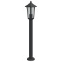 Lámpara de suelo de exterior acero inoxidable negro 80 cm de , Iluminación de exterior - Ref: Foro24-4006385, Precio: 37,99 €...