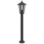 Lámpara de suelo de exterior acero inoxidable negro 80 cm de , Iluminación de exterior - Ref: Foro24-4006385, Precio: 37,99 €...