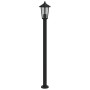 Farola de exterior de acero inoxidable negro 120 cm de , Iluminación de exterior - Ref: Foro24-4006387, Precio: 47,99 €, Desc...