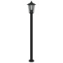 Farola de exterior de acero inoxidable negro 120 cm de , Iluminación de exterior - Ref: Foro24-4006387, Precio: 47,99 €, Desc...