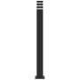 Outdoor floor lamps 3 units black aluminum 110 cm by , Outdoor lighting - Ref: Foro24-4006398, Price: 131,99 €, Discount: %