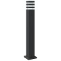 Outdoor floor lamp with black aluminum sensor 80 cm by , Outdoor lighting - Ref: Foro24-4006401, Price: 53,89 €, Discount: %