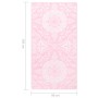 Alfombra de exterior PP rosa 80x150 cm de vidaXL, Protectores para exterior - Ref: Foro24-310456, Precio: 20,13 €, Descuento: %