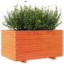 Solid pine wood planter in brown wax 90x60x49.5 cm by , Pots and planters - Ref: Foro24-847385, Price: 156,76 €, Discount: %