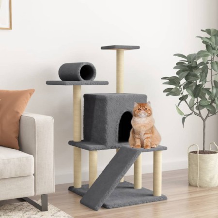 Cat scratcher with dark gray sisal posts 110.5 cm by , Cat furniture - Ref: Foro24-172063, Price: 52,68 €, Discount: %