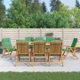 Reclining garden chairs and 8 solid teak wood cushions by , Garden chairs - Ref: Foro24-3196528, Price: 1,00 €, Discount: %