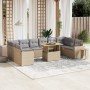 11-piece garden sofa set with beige synthetic rattan cushions by , Garden sets - Ref: Foro24-3271486, Price: 770,52 €, Discou...